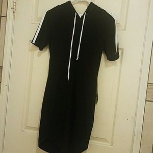 Hoodie black dress
